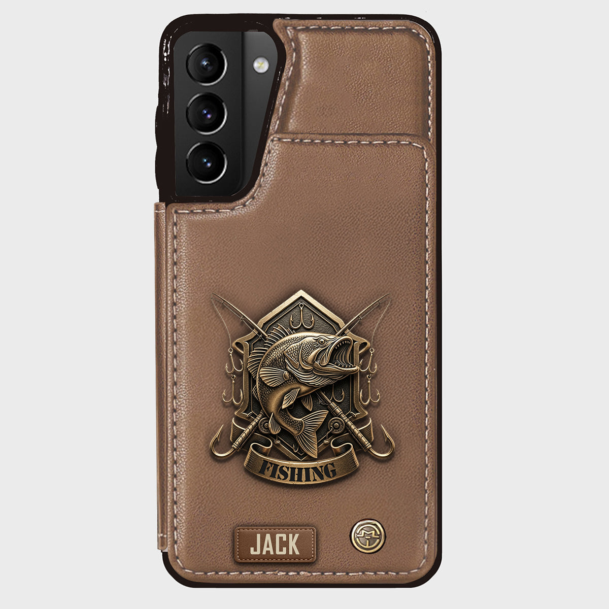 Fishing For Life - Personalized Fishing Wallet Phone Case