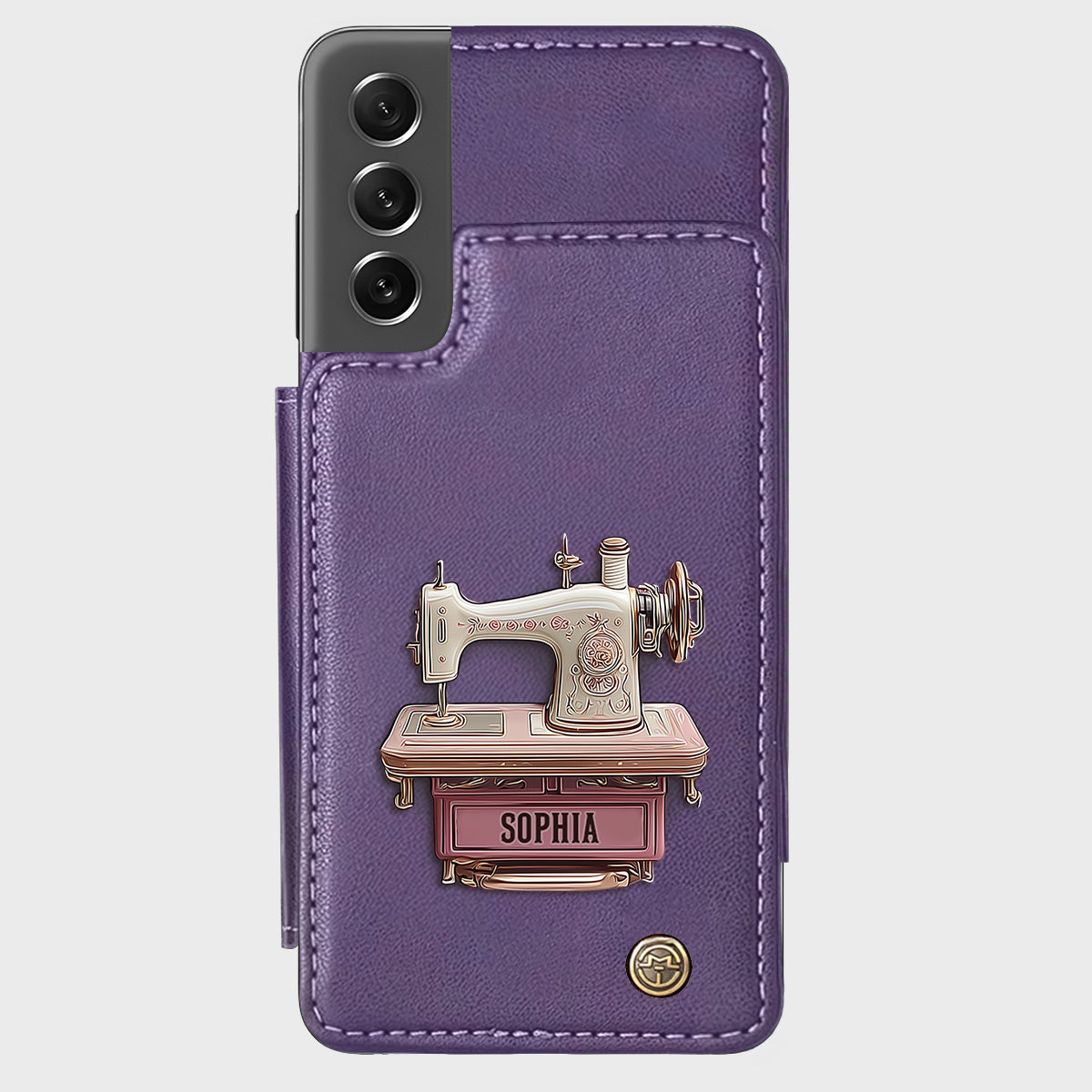 Sewing Machine - Personalized Sewing Wallet Phone Case