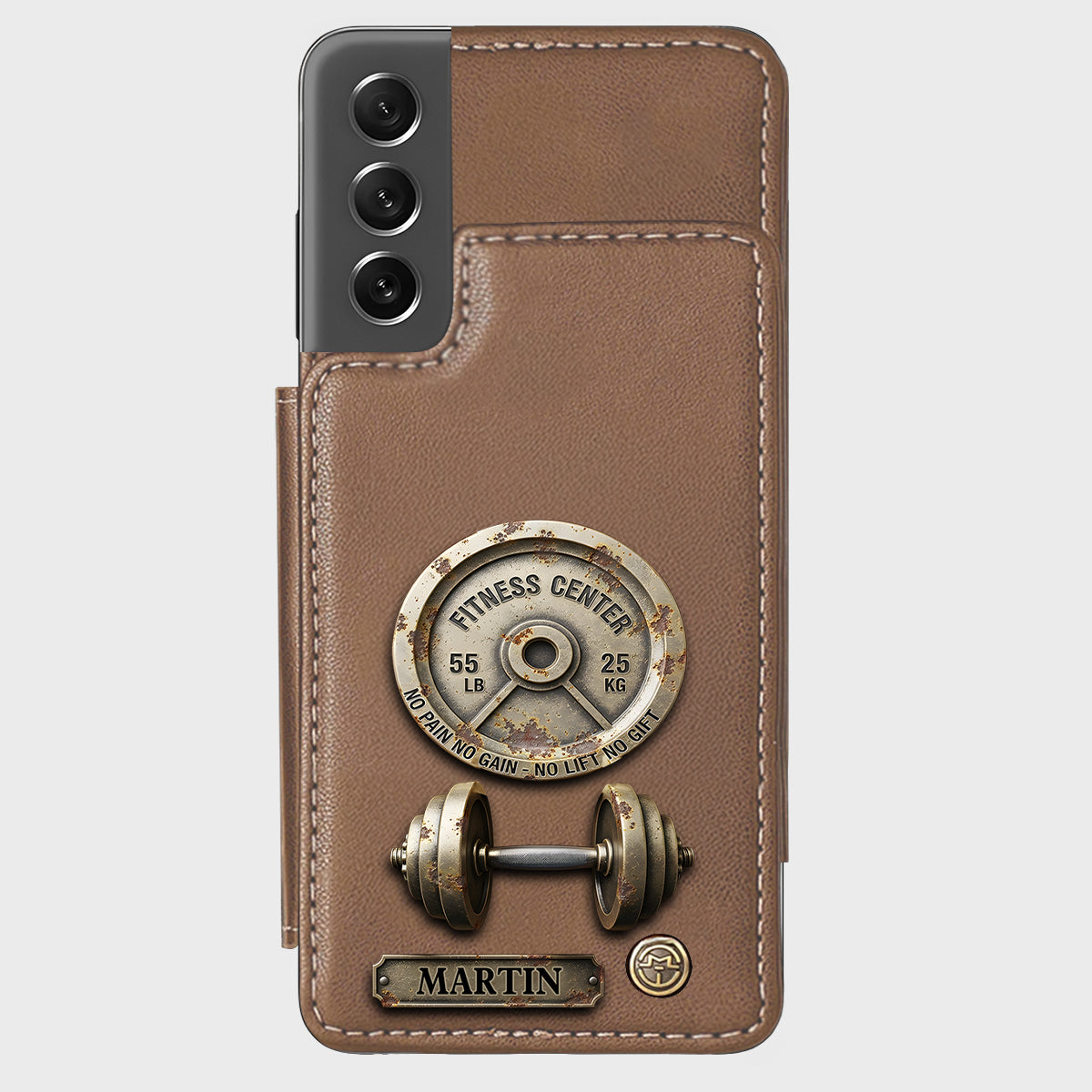 No Pain No Gain - Personalized Fitness Wallet Phone Case