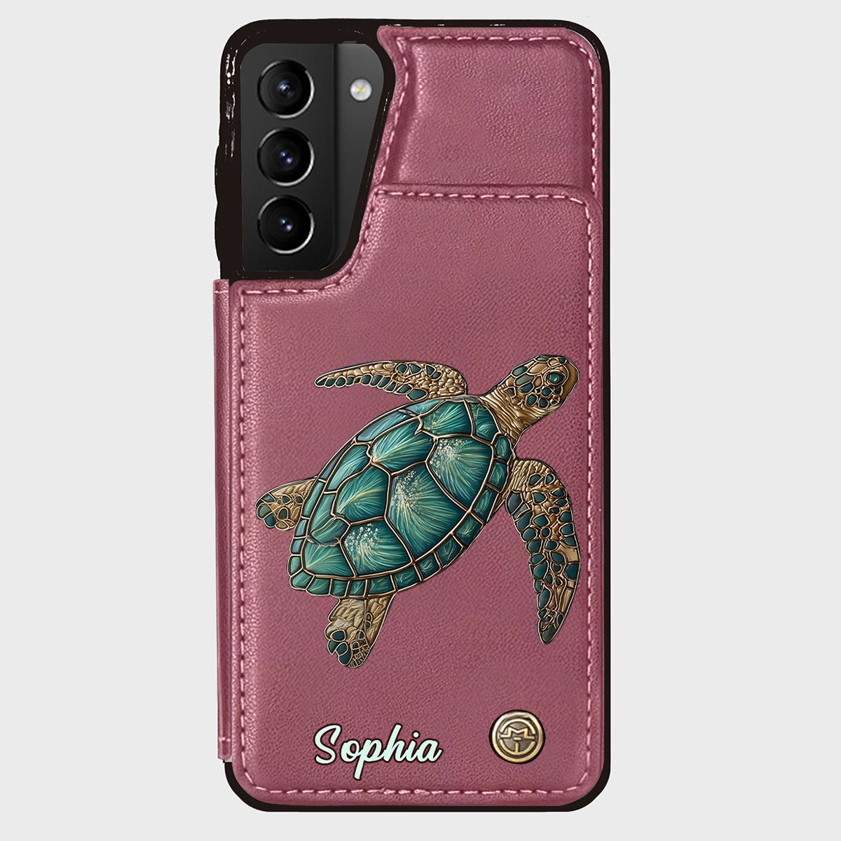 Love Turtles - Personalized Turtle Wallet Phone Case