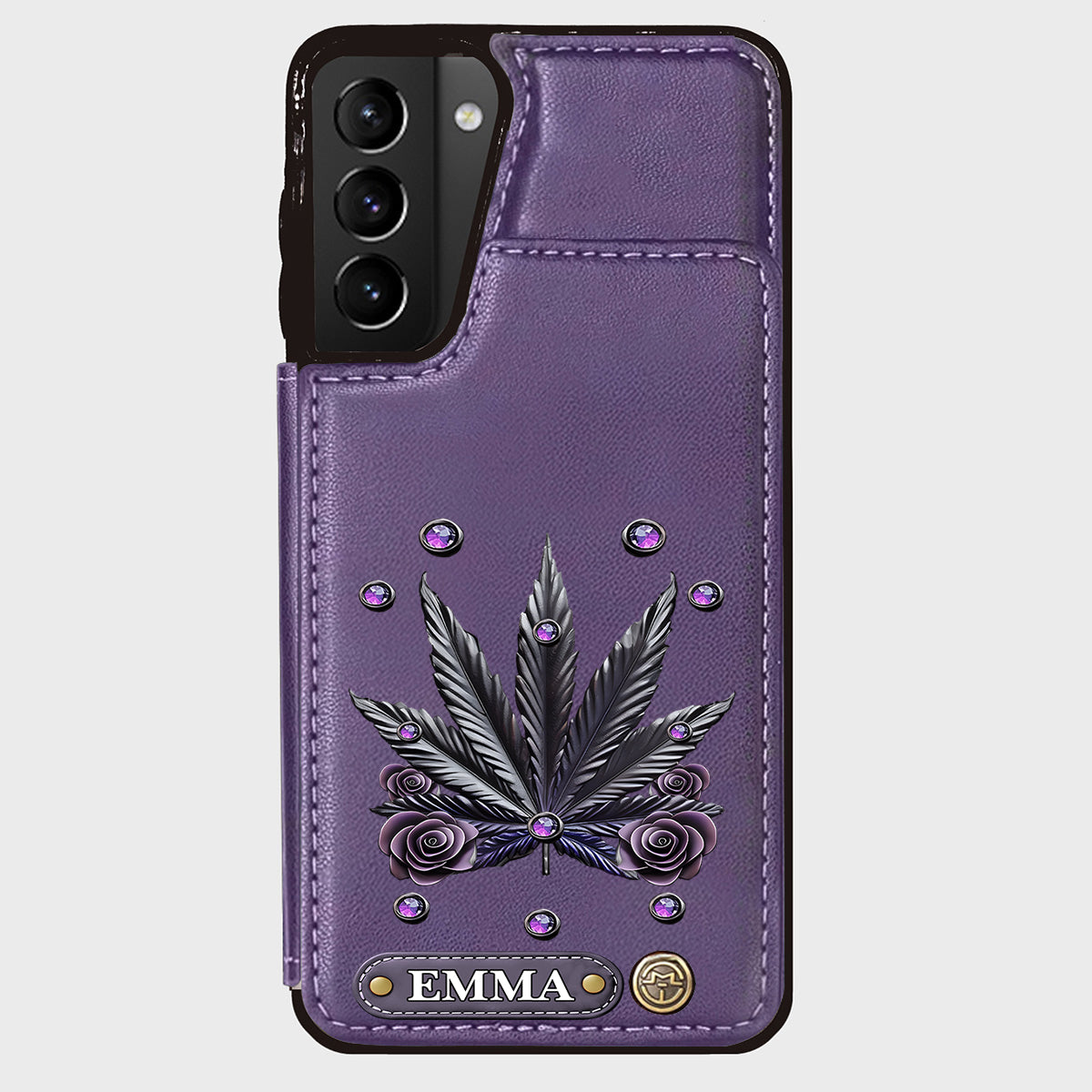 Beautiful Marijuanas - Personalized Weed Wallet Phone Case