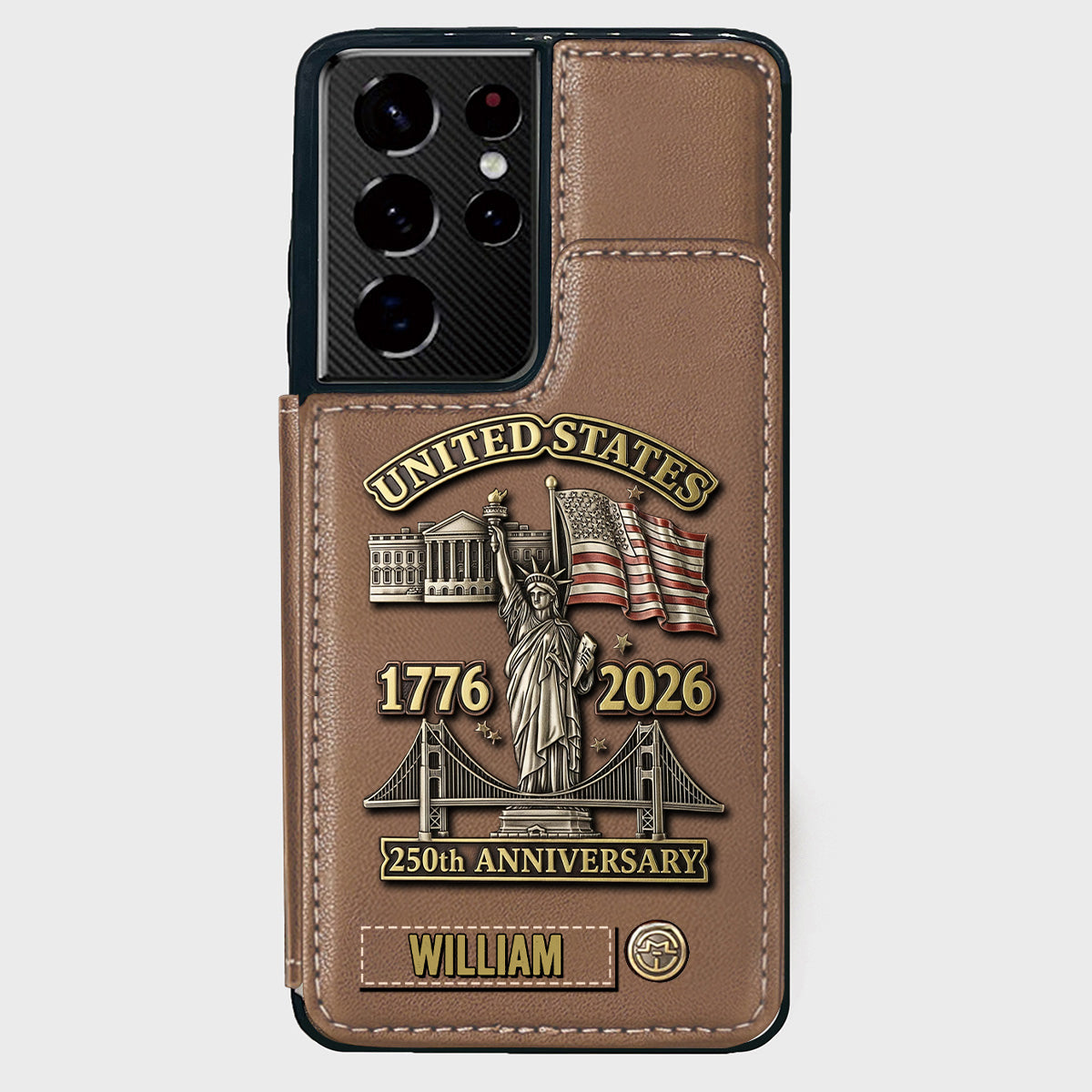 250th Anniversary - Personalized Wallet Phone Case