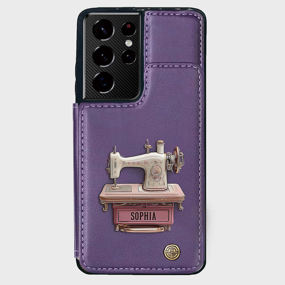 Sewing Machine - Personalized Sewing Wallet Phone Case