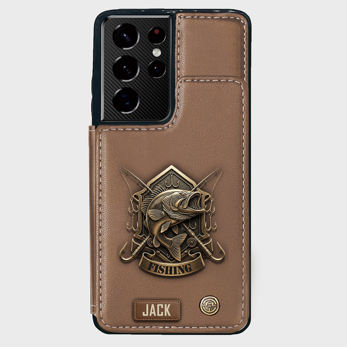 Fishing For Life - Personalized Fishing Wallet Phone Case