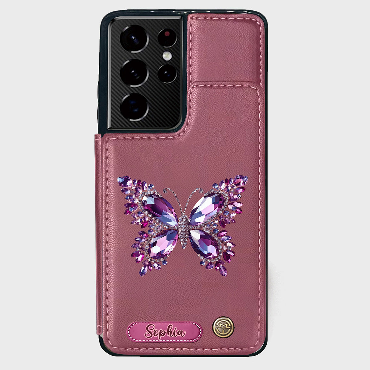 Wunderschöner Schmetterling – personalisierte Schmetterlings-Handyhülle
