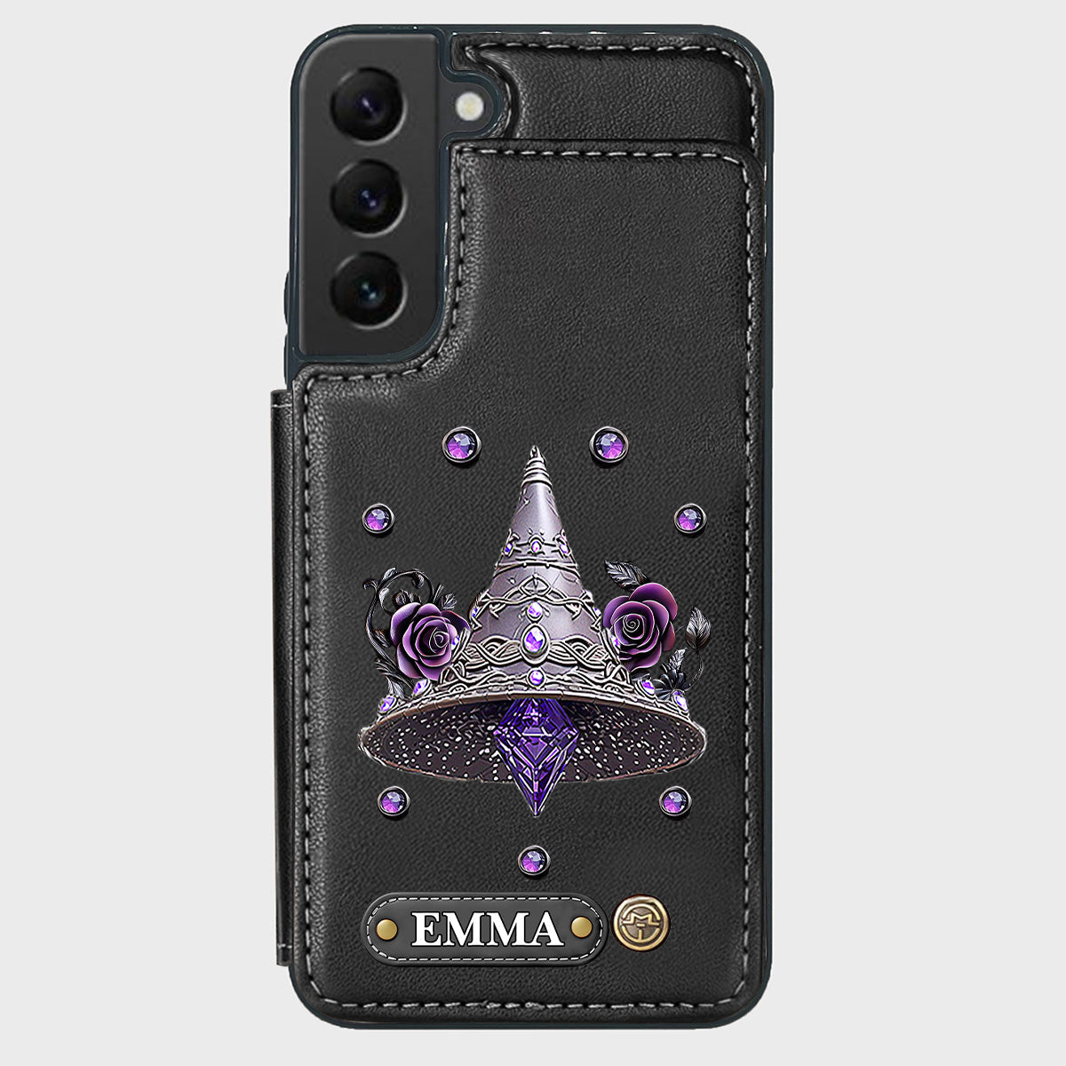 Beautiful Witch Hat - Personalized Witch Wallet Phone Case