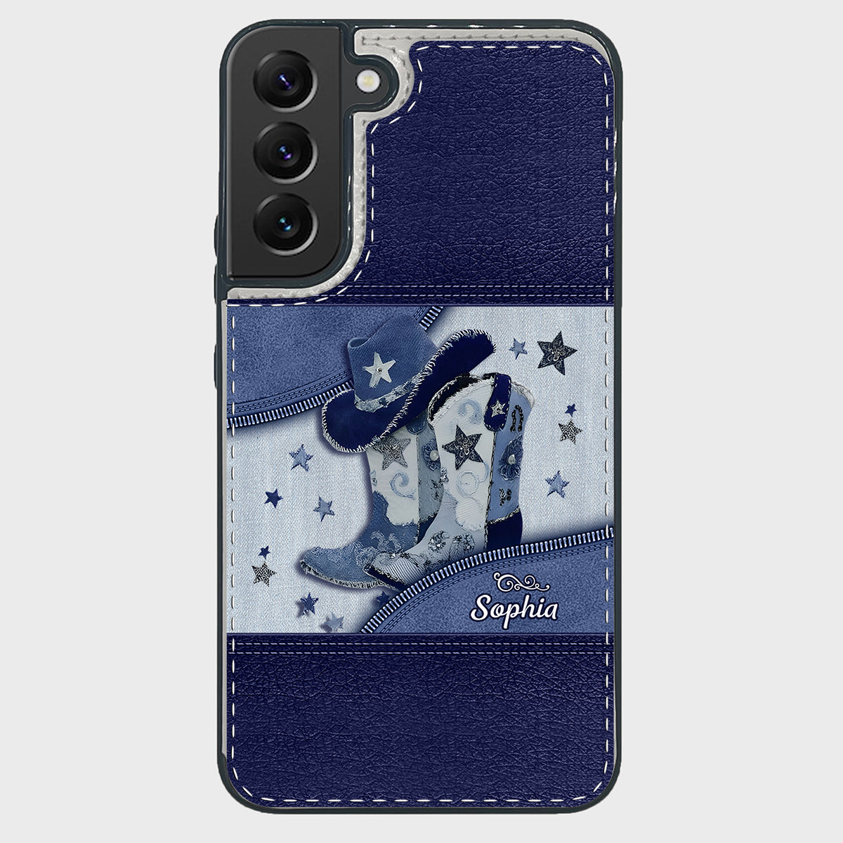 Cowgirl Boots - Personalized Cowgirl Foldable Wallet Phone Case