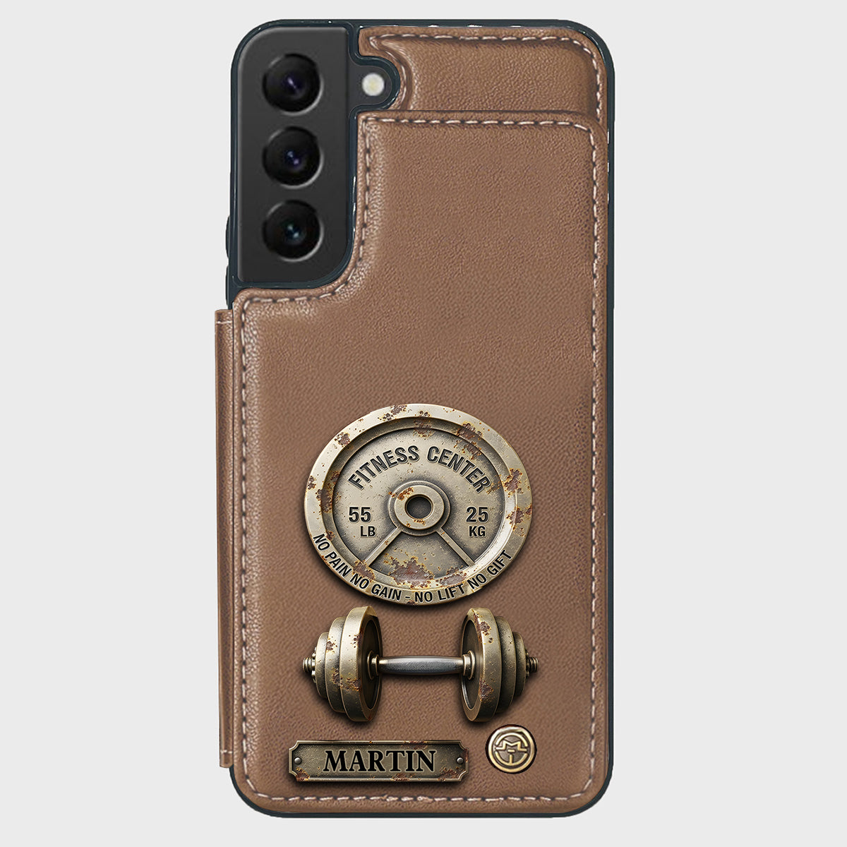 No Pain No Gain - Personalized Fitness Wallet Phone Case