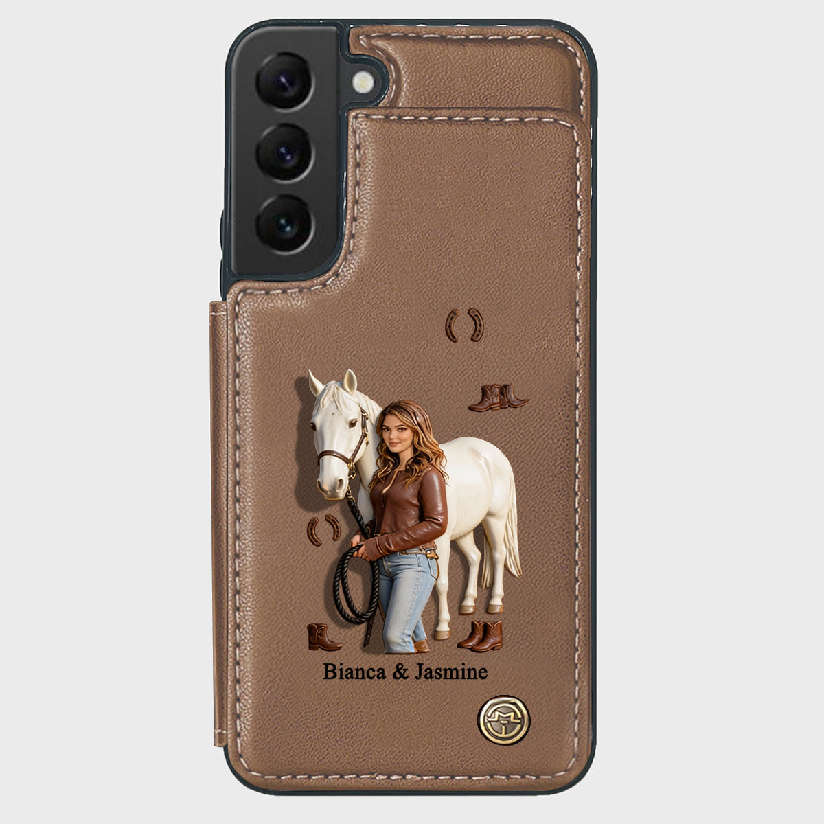 Horse Girl - Personalized Horse Wallet Phone Case