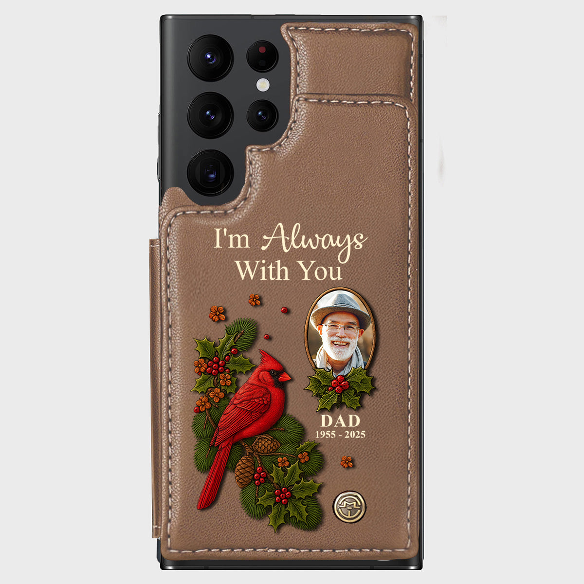 I Am Always With You - Personalized Memorial Wallet Phone Case