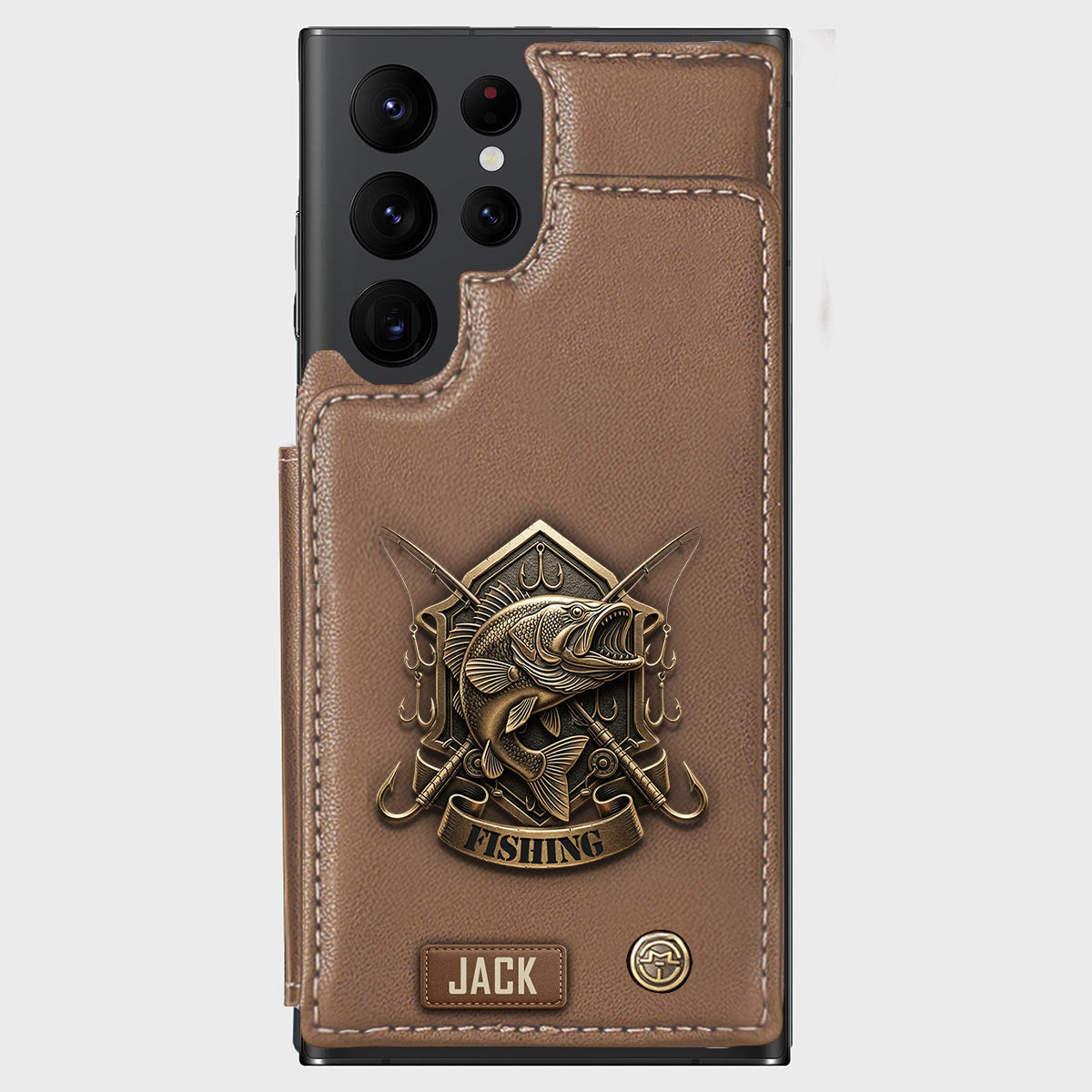 Fishing For Life - Personalized Fishing Wallet Phone Case