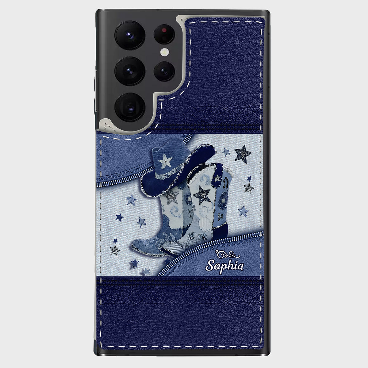 Cowgirl Boots - Personalized Cowgirl Foldable Wallet Phone Case