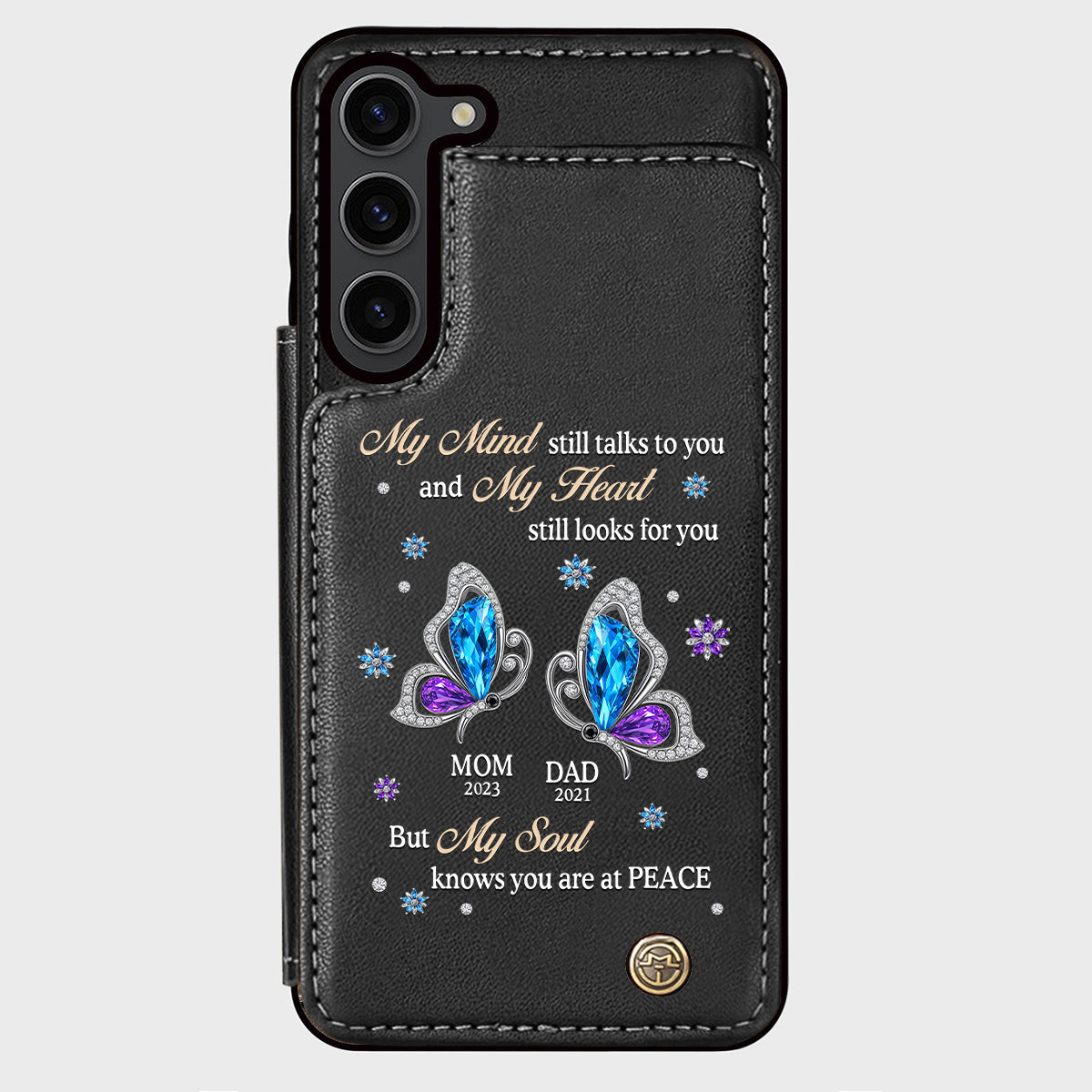 I Love You Forever - Personalized Memorial Wallet Phone Case