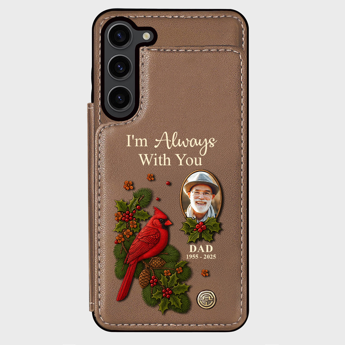 I Am Always With You - Personalized Memorial Wallet Phone Case