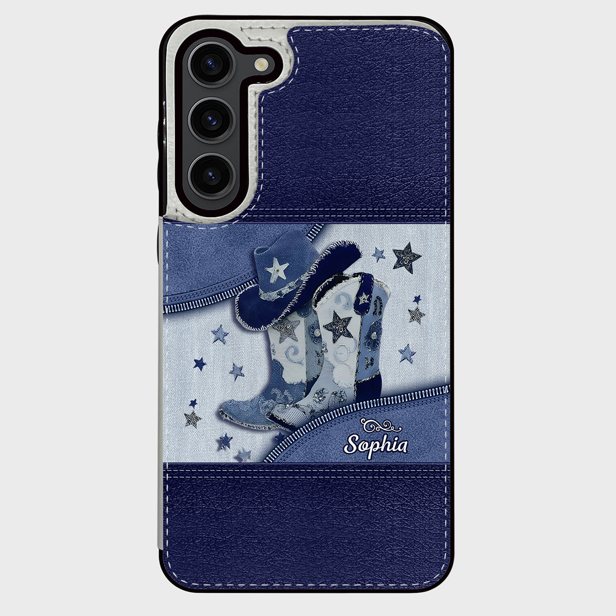 Cowgirl Boots - Personalized Cowgirl Foldable Wallet Phone Case