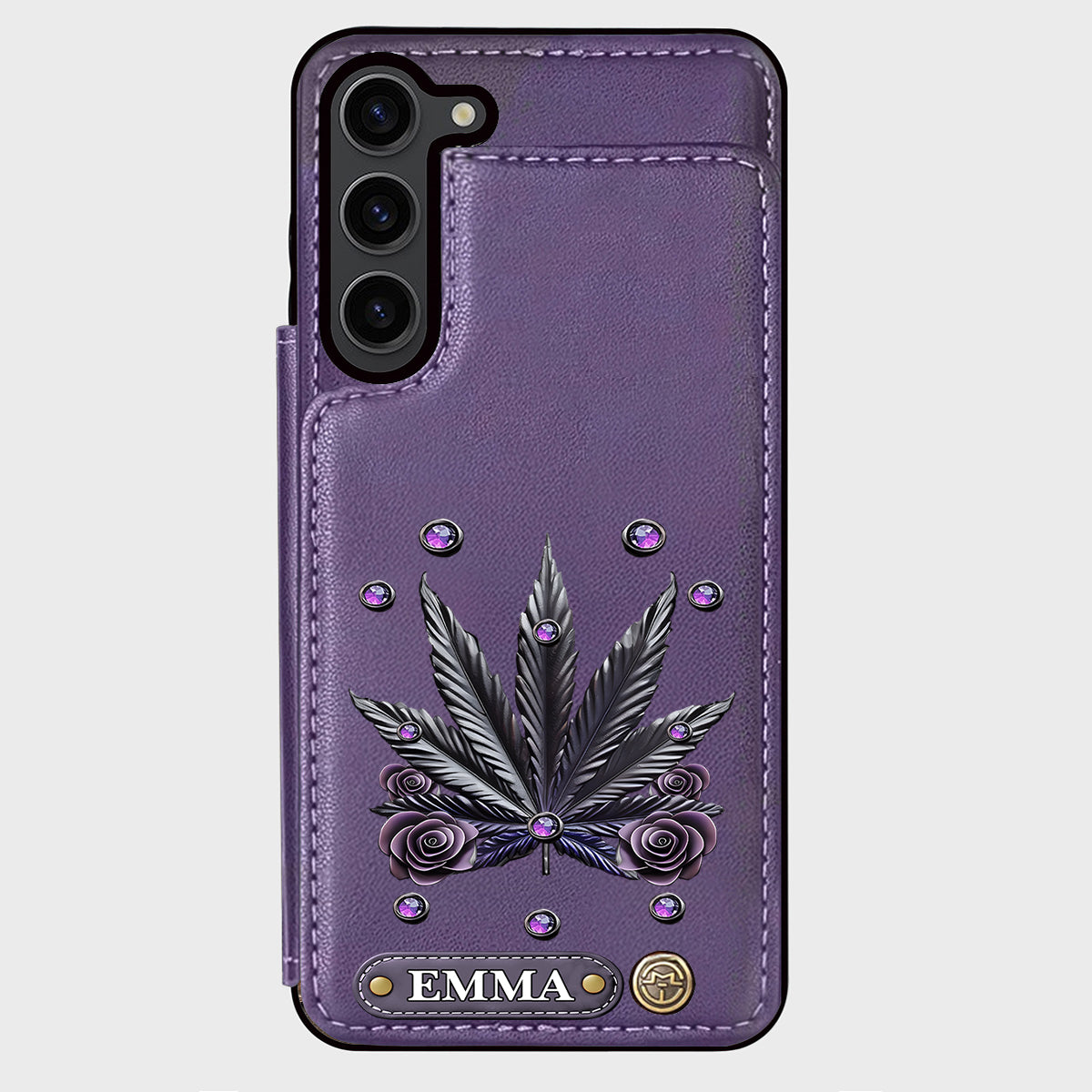 Beautiful Marijuanas - Personalized Weed Wallet Phone Case