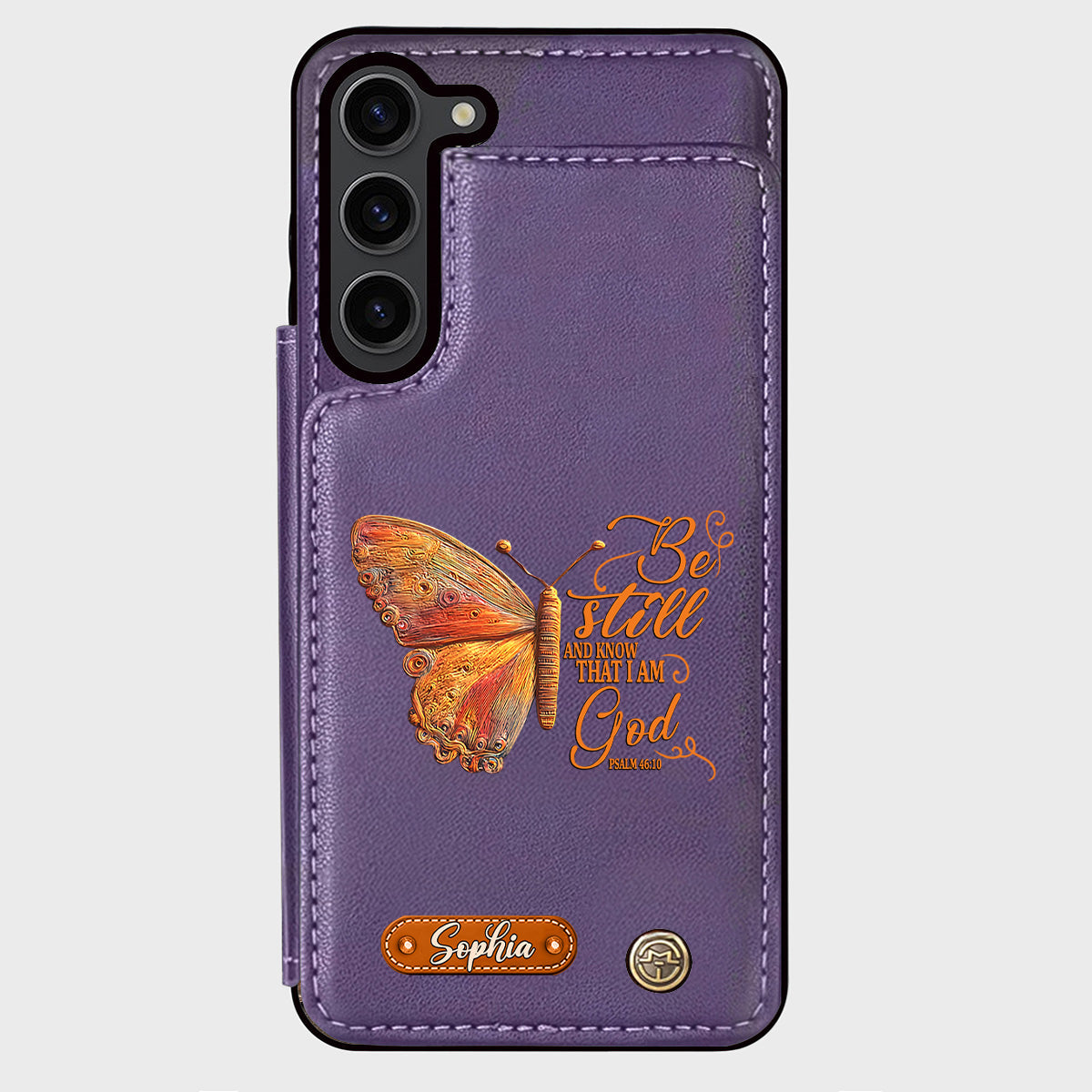 Be Still And Know That I Am God - Personalized Christian Wallet Phone Case