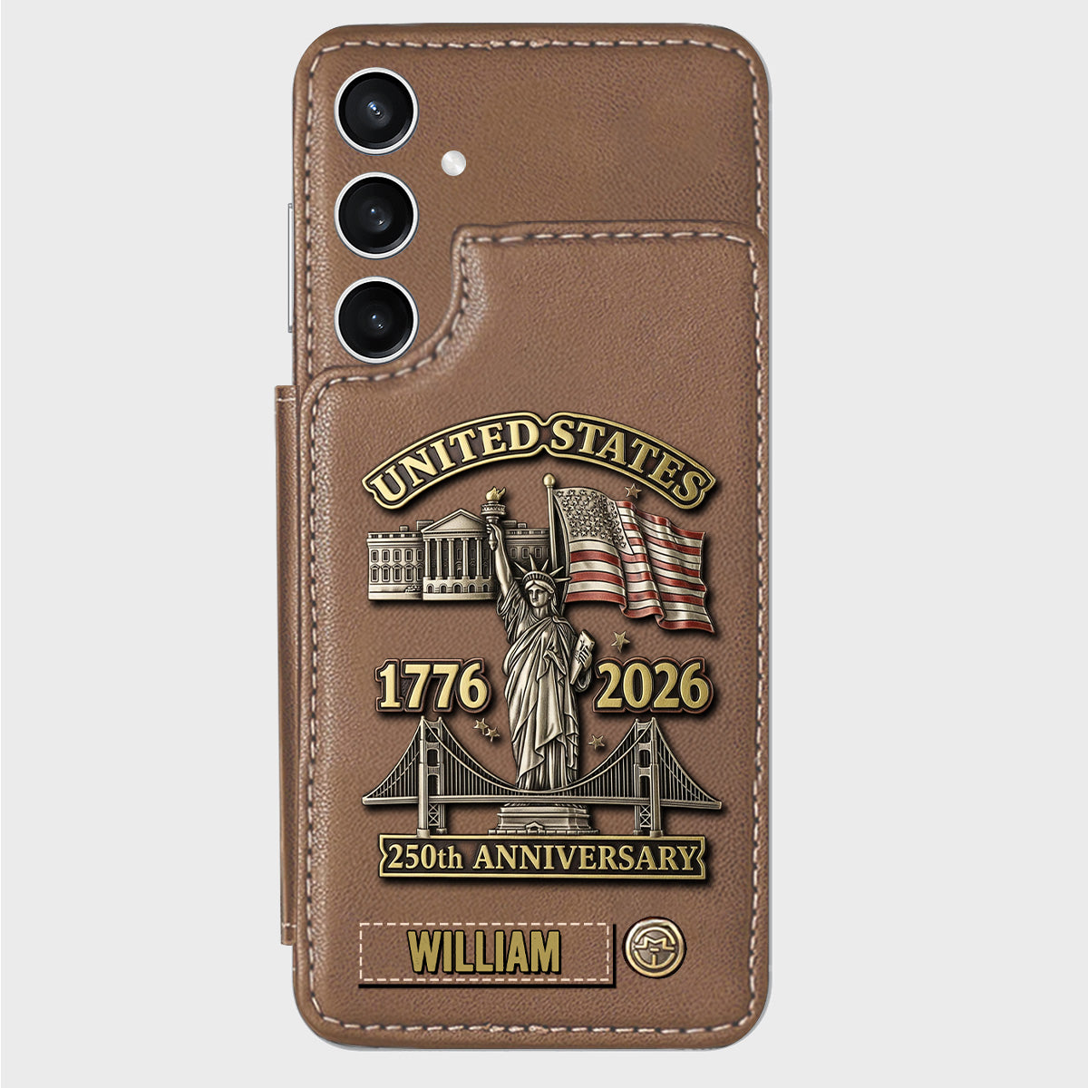250th Anniversary - Personalized Wallet Phone Case