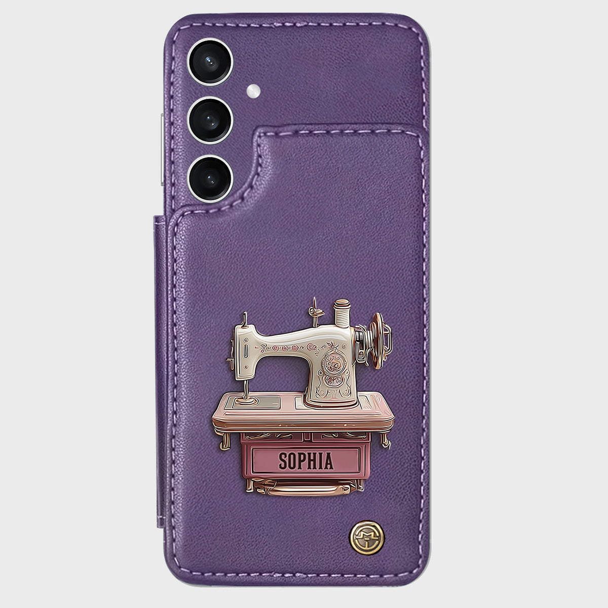 Sewing Machine - Personalized Sewing Wallet Phone Case