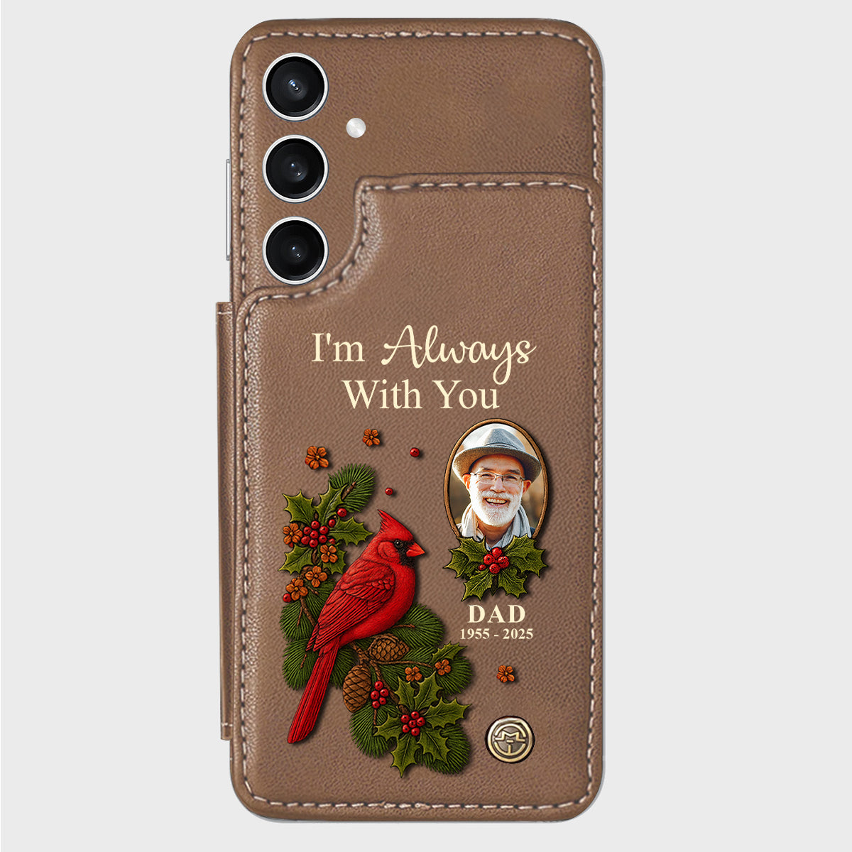 I Am Always With You - Personalized Memorial Wallet Phone Case