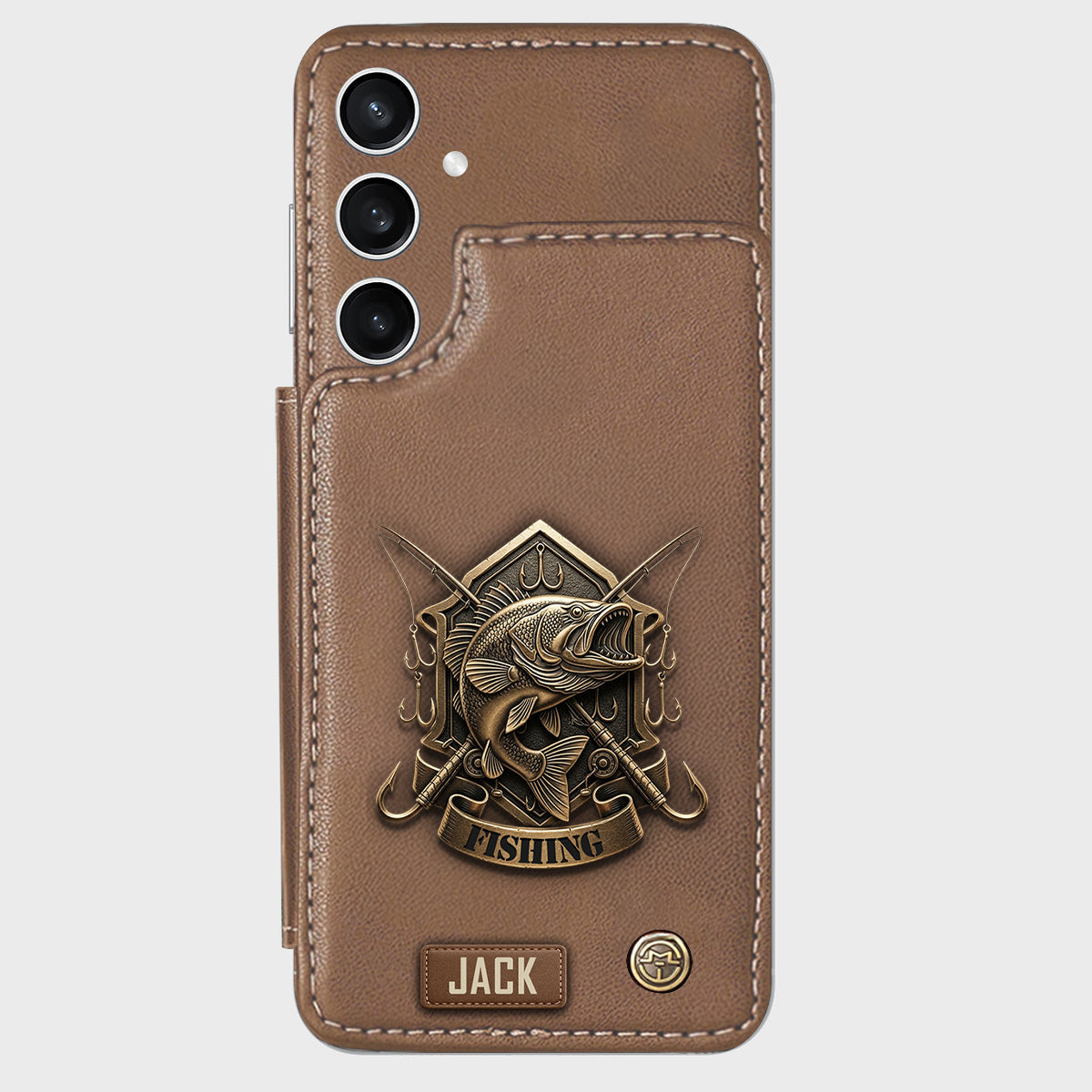 Fishing For Life - Personalized Fishing Wallet Phone Case