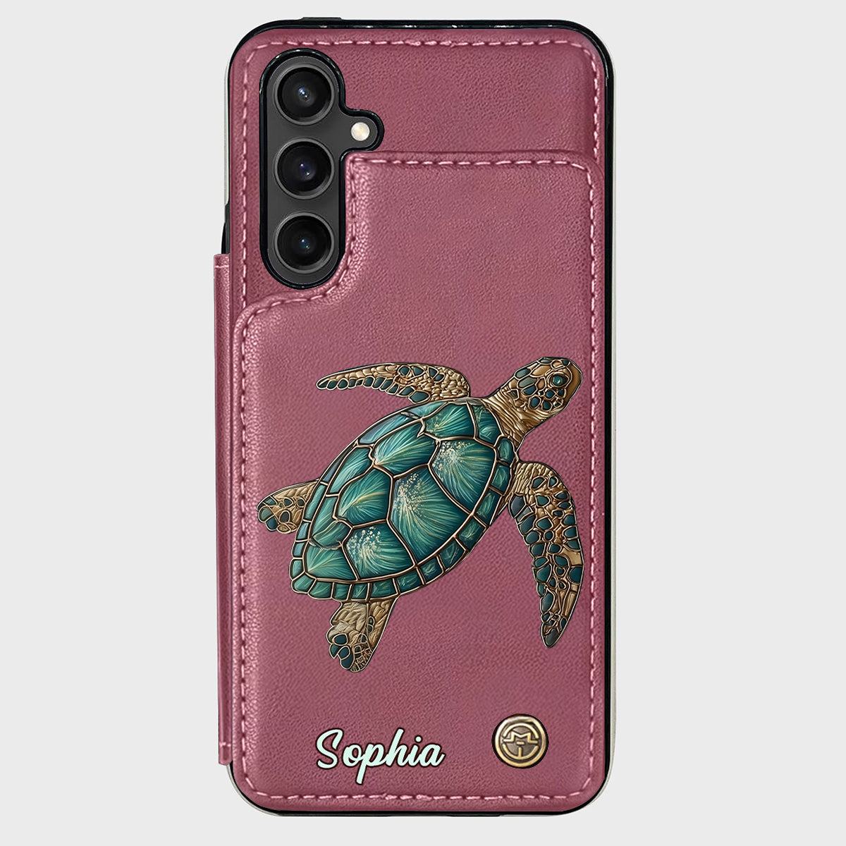 Love Turtles - Personalized Turtle Wallet Phone Case
