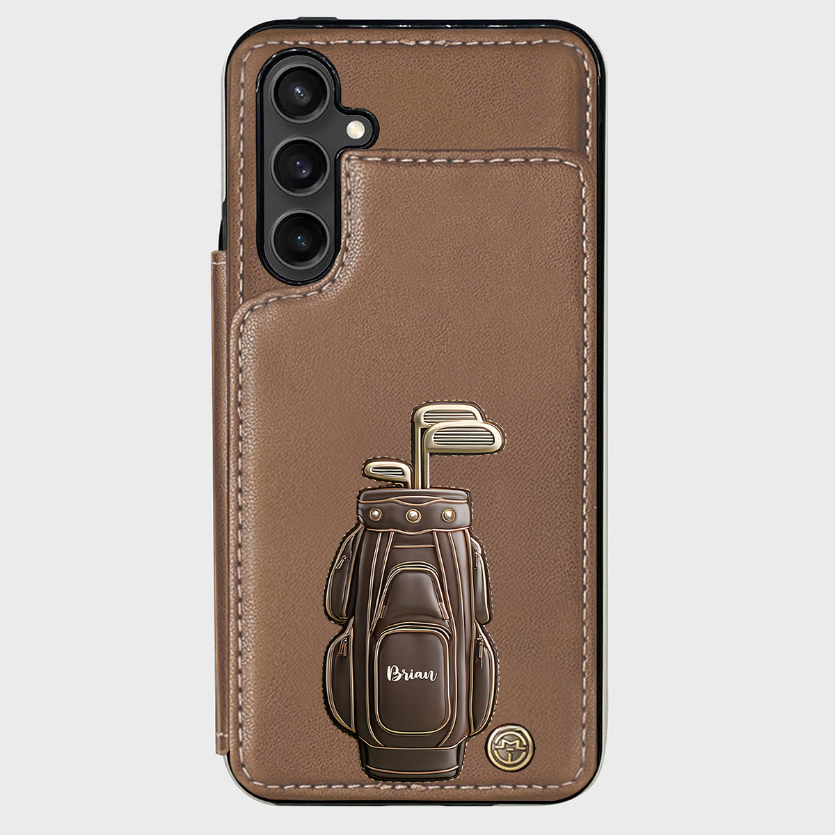 Luxury Gift For Golfer Custom Name - Personalized Golf Wallet Phone Case