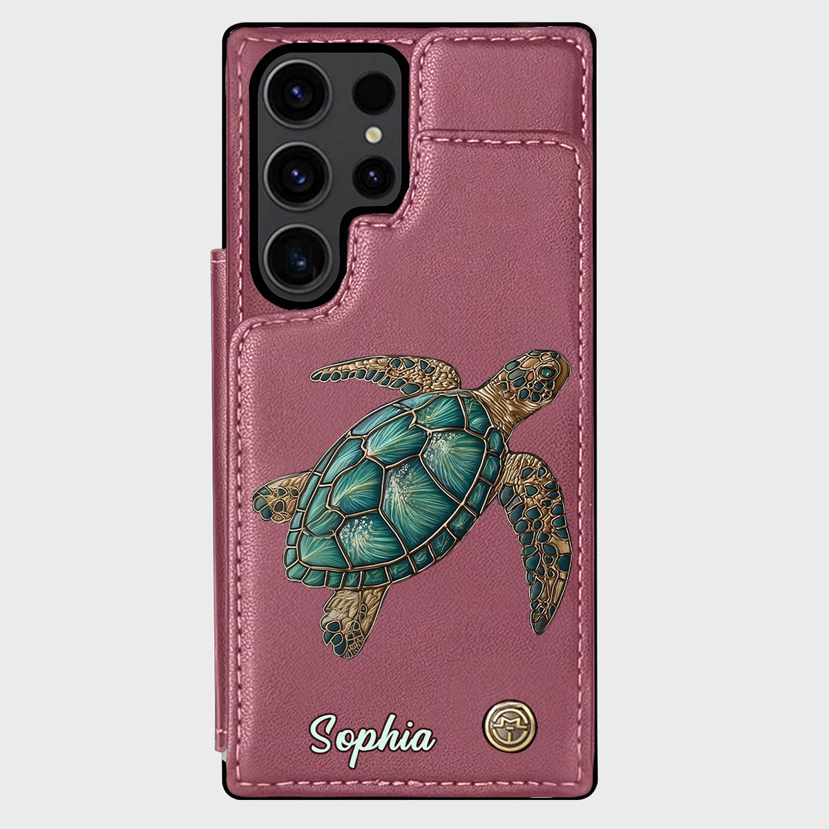 Love Turtles - Personalized Turtle Wallet Phone Case