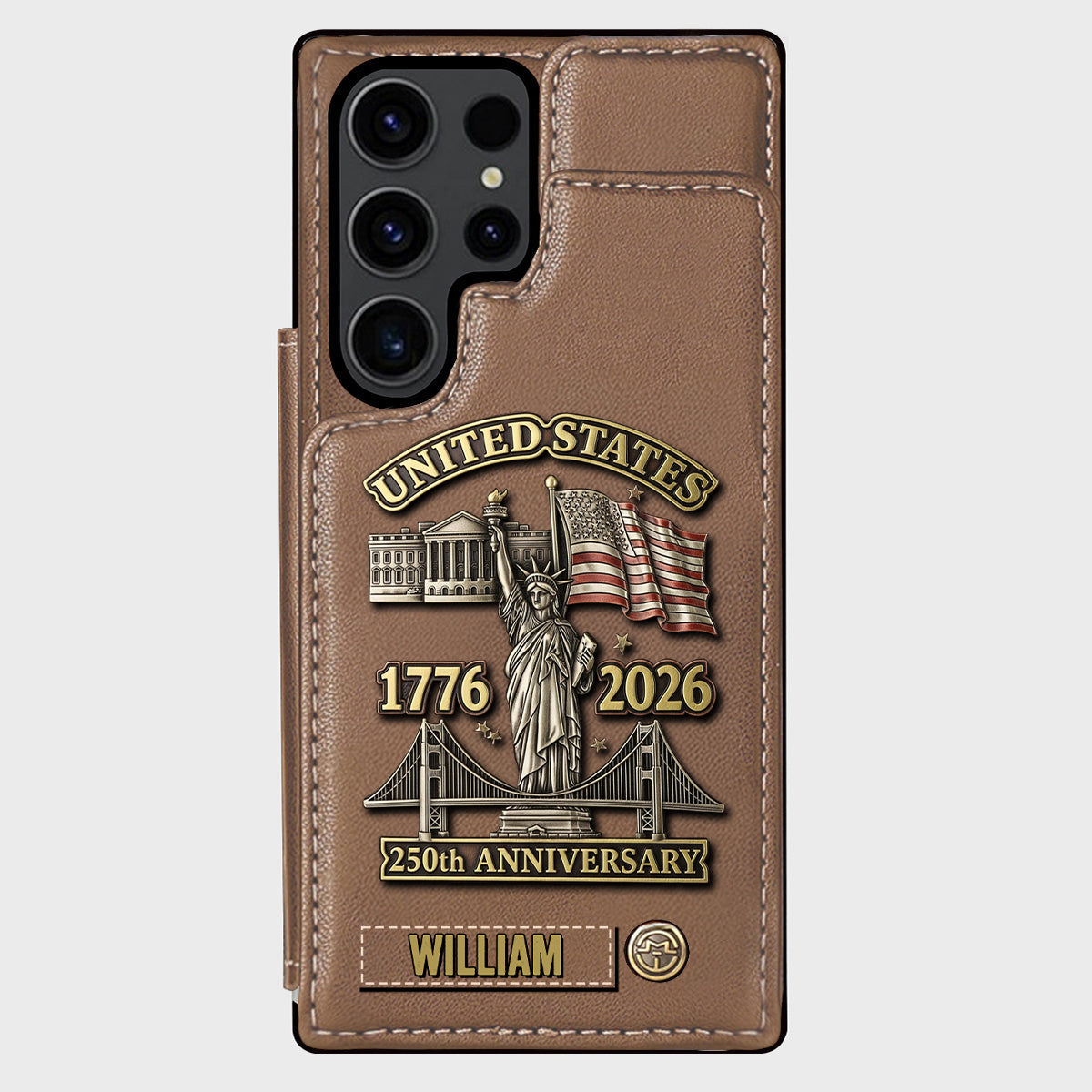 250th Anniversary - Personalized Wallet Phone Case