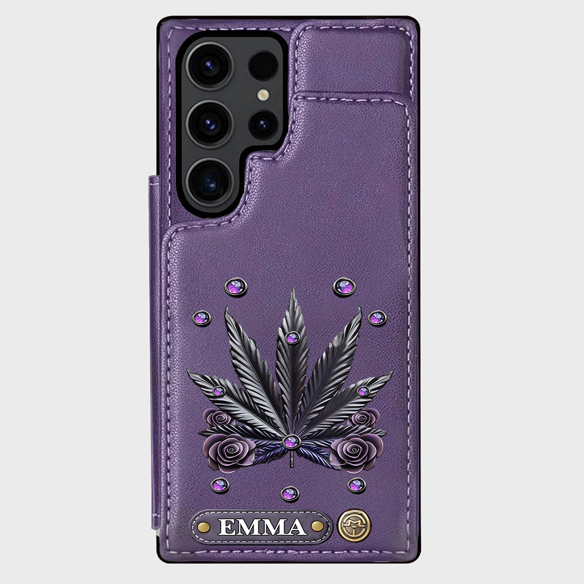 Beautiful Marijuanas - Personalized Weed Wallet Phone Case