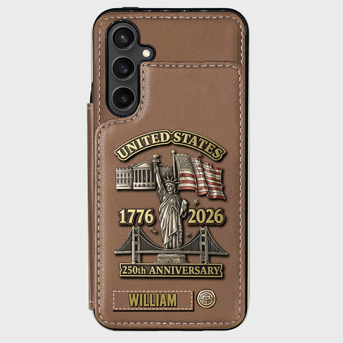 250th Anniversary - Personalized Wallet Phone Case