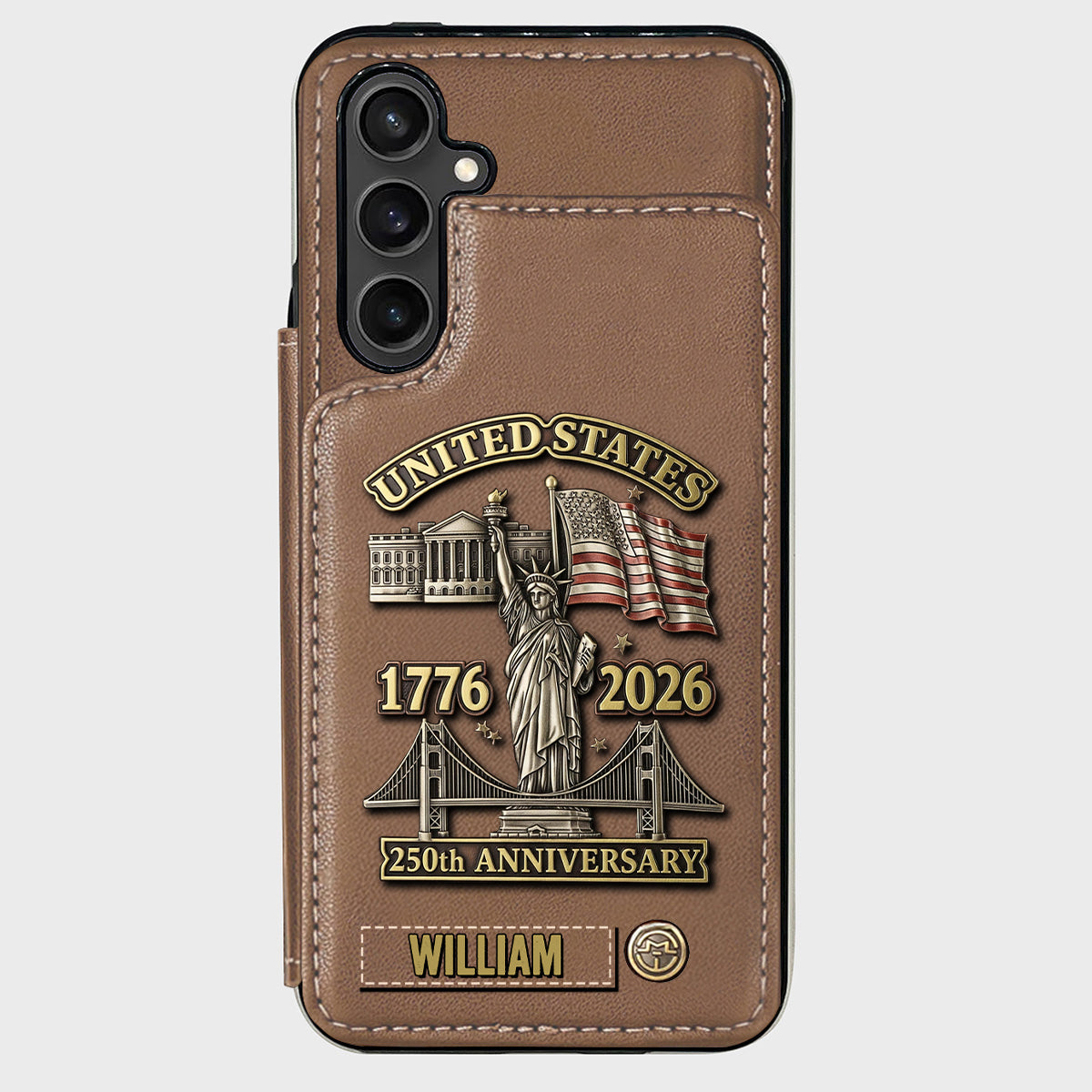 250th Anniversary - Personalized Wallet Phone Case