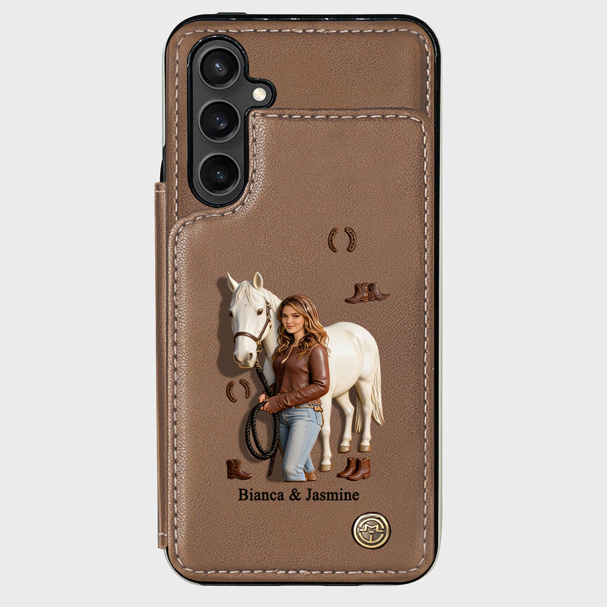 Horse Girl - Personalized Horse Wallet Phone Case