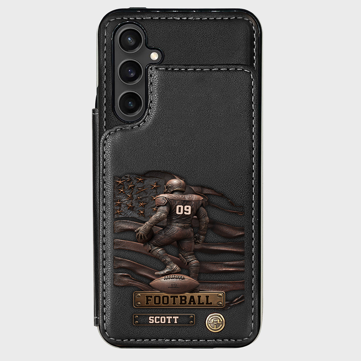 Game Day - Personalized Football Wallet Phone Case