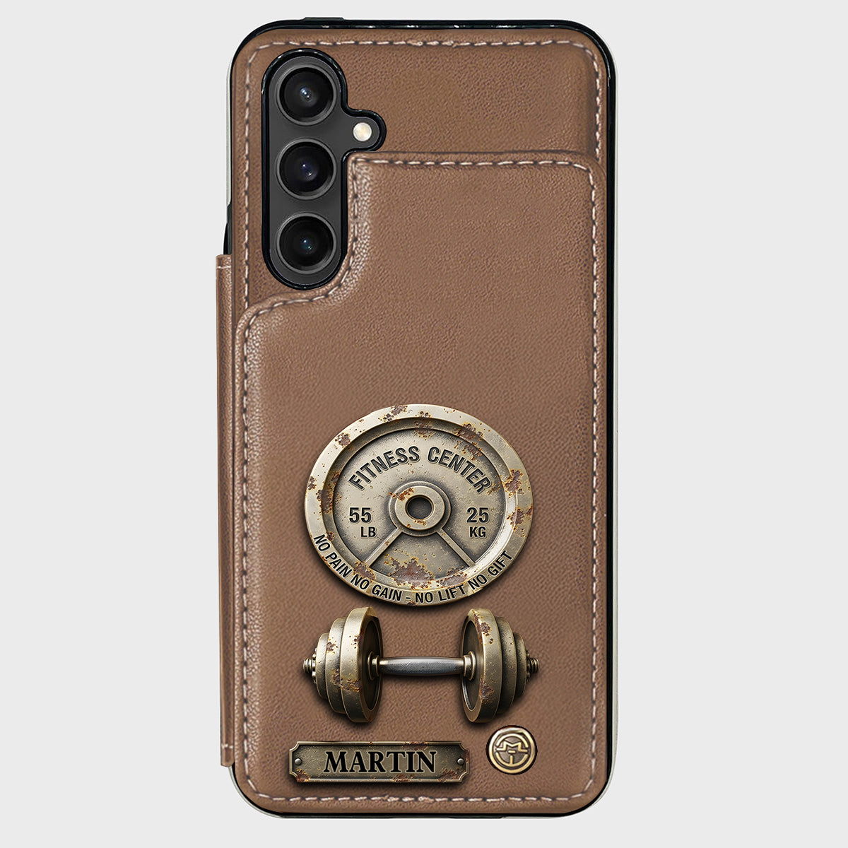 No Pain No Gain - Personalized Fitness Wallet Phone Case