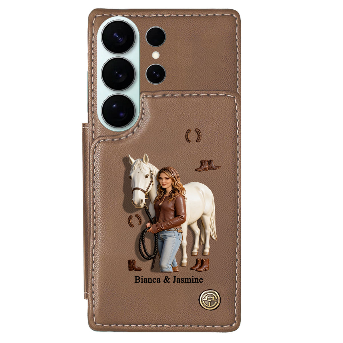 Horse Girl - Personalized Horse Wallet Phone Case