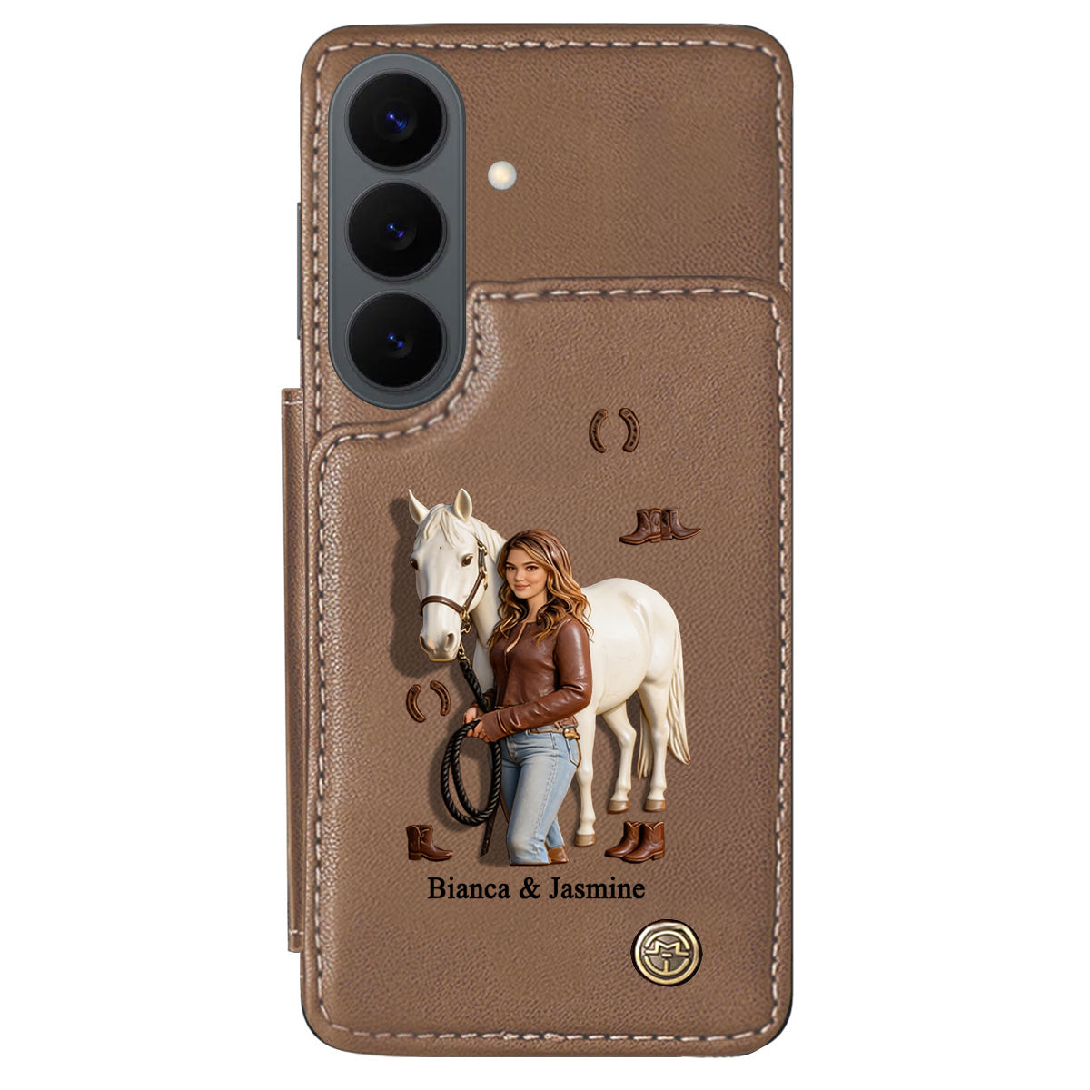 Horse Girl - Personalized Horse Wallet Phone Case