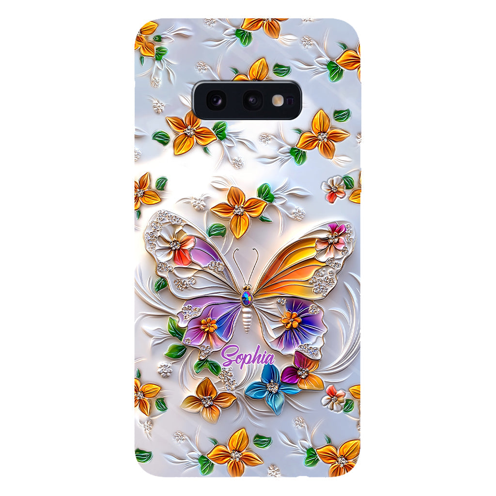 Stunning Butterfly Bee Dragonfly - Personalized Butterfly Full Print Phone Case