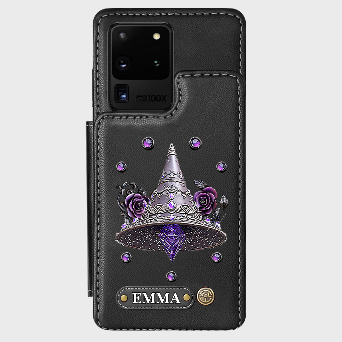 Beautiful Witch Hat - Personalized Witch Wallet Phone Case