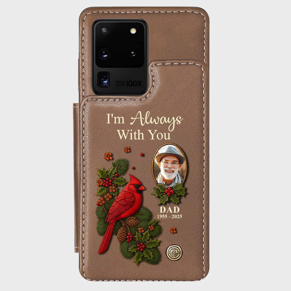I Am Always With You - Personalized Memorial Wallet Phone Case