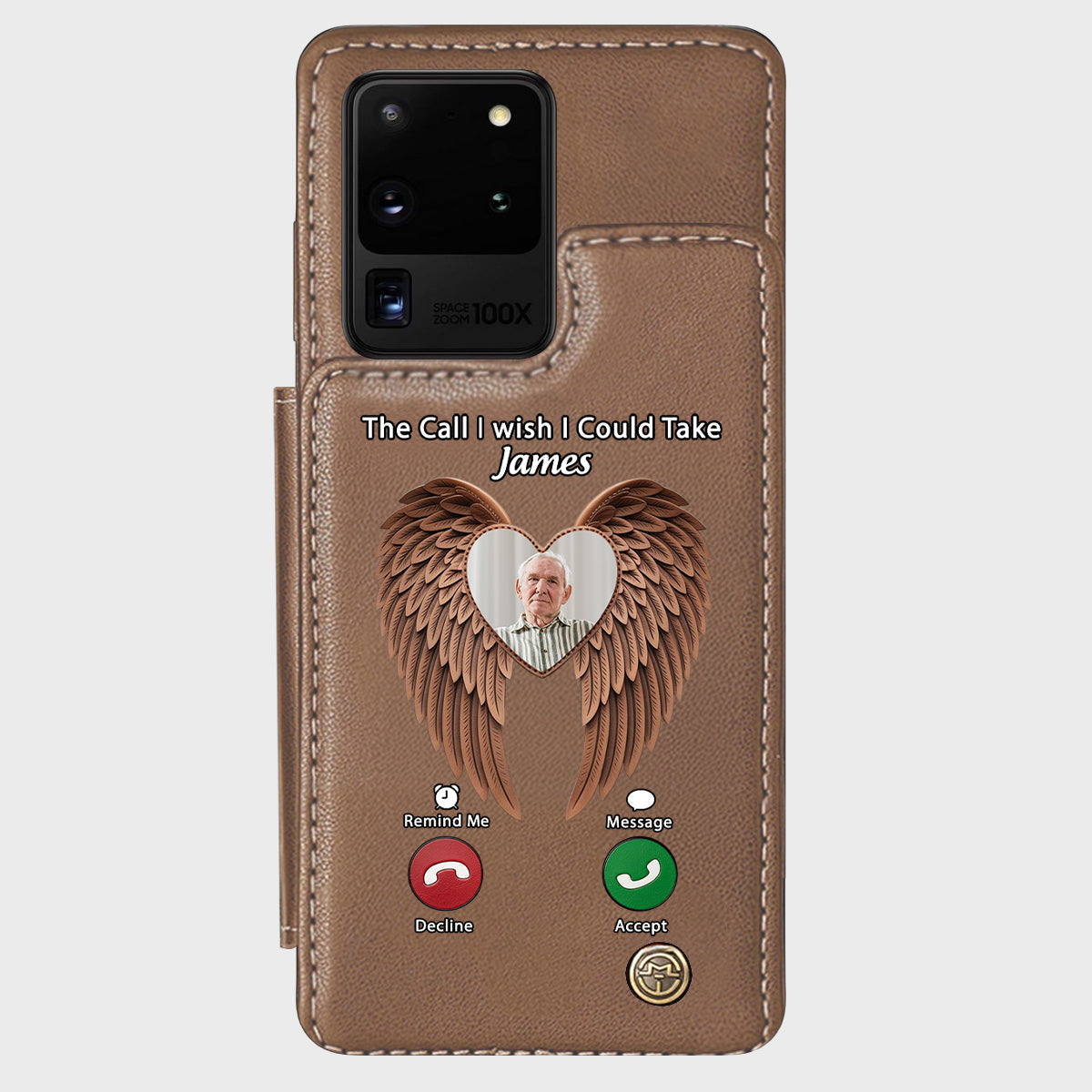 The Call I Wish I Could Take - Personalized Memorial Wallet Phone Case