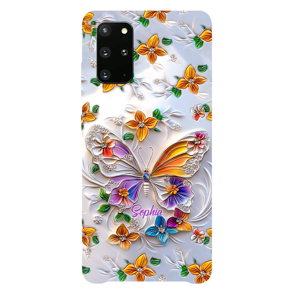 Stunning Butterfly Bee Dragonfly - Personalized Butterfly Full Print Phone Case