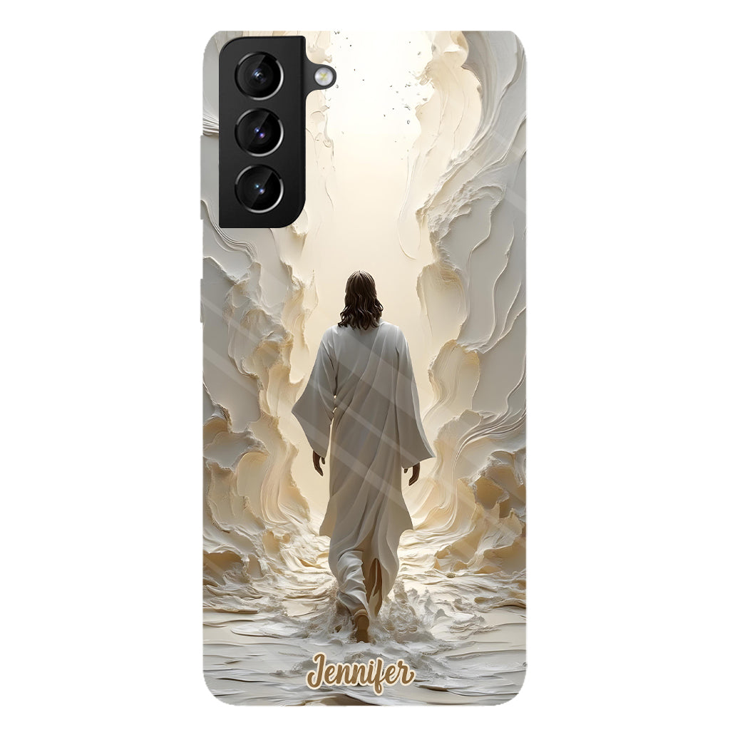 Walk With God - Personalized Christian Full Print Phone Case