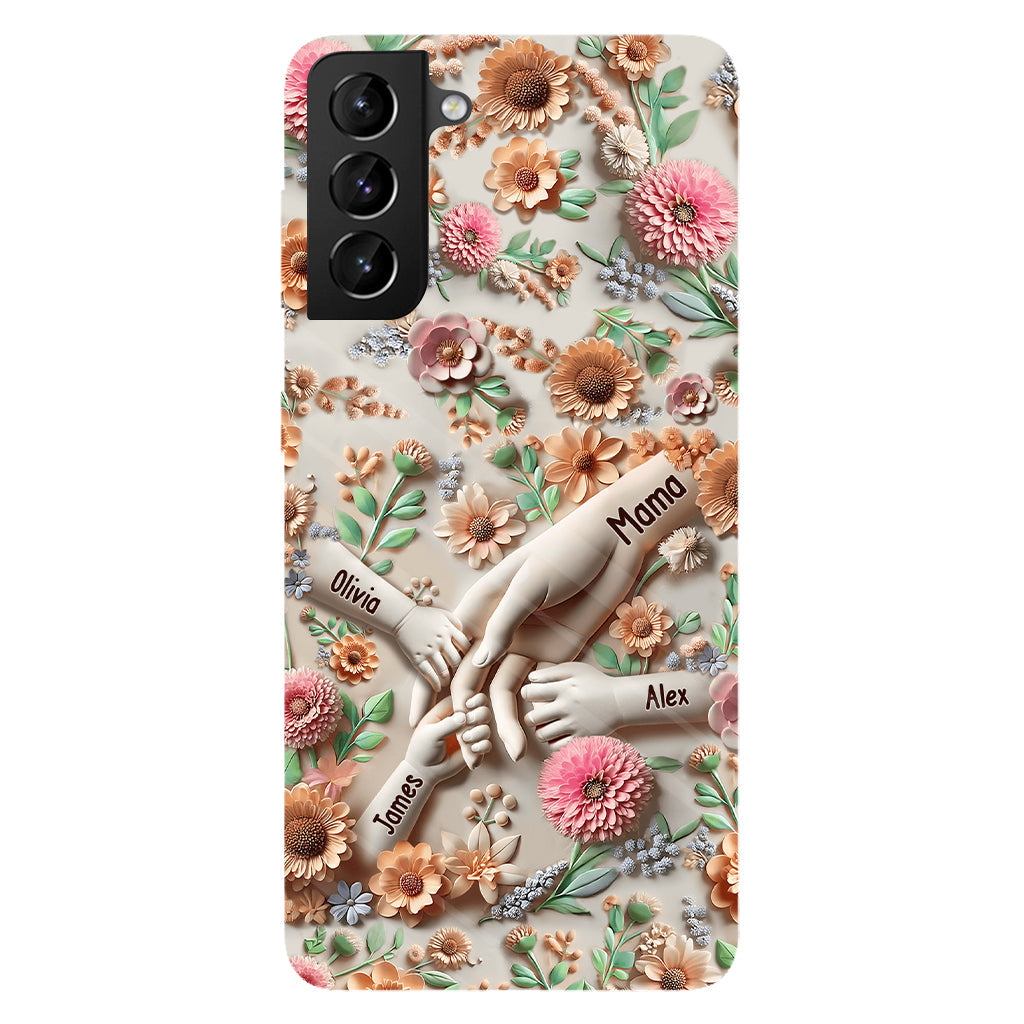 Hold Our Hands - Personalized Mother Full Print Phone Case