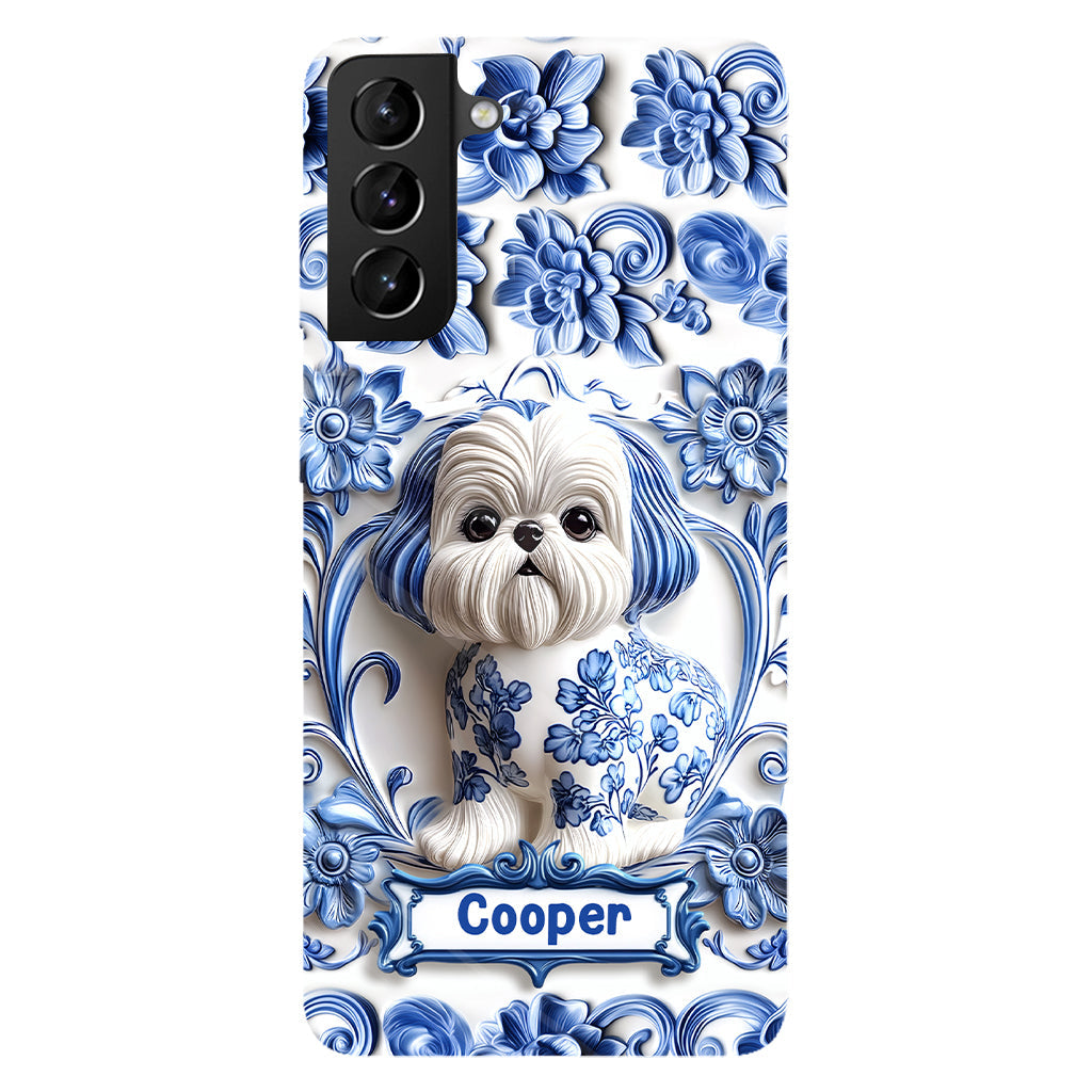 Niedlicher Hund – Personalisierte Handyhülle mit Hundemotiv