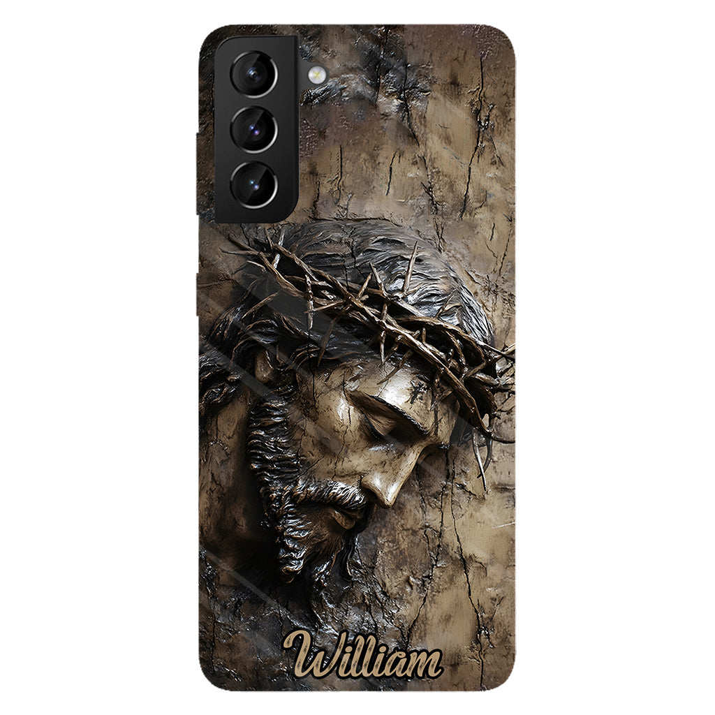 Glaube, Hoffnung, Liebe – Personalisierte Handyhülle mit christlichem Vollbilddruck