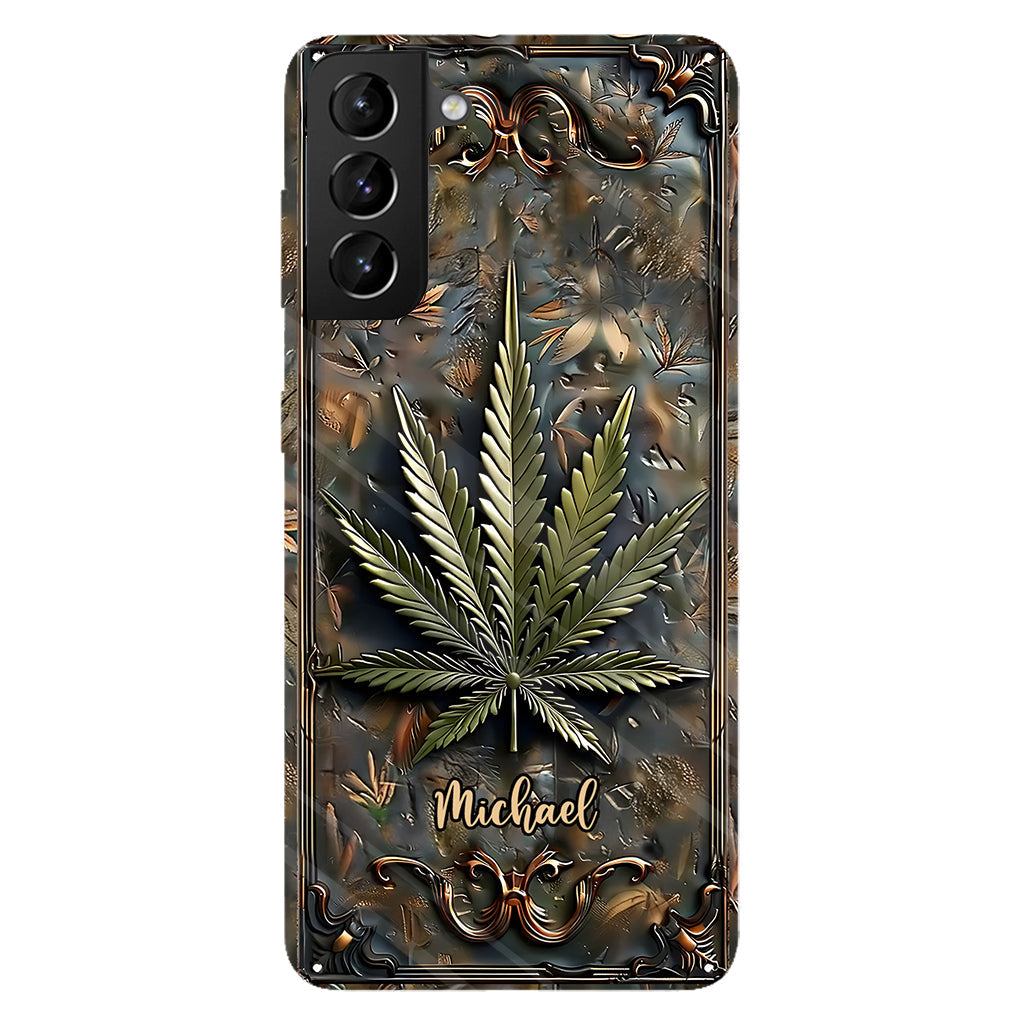 High Life - Personalized Weed Full Print Phone Case
