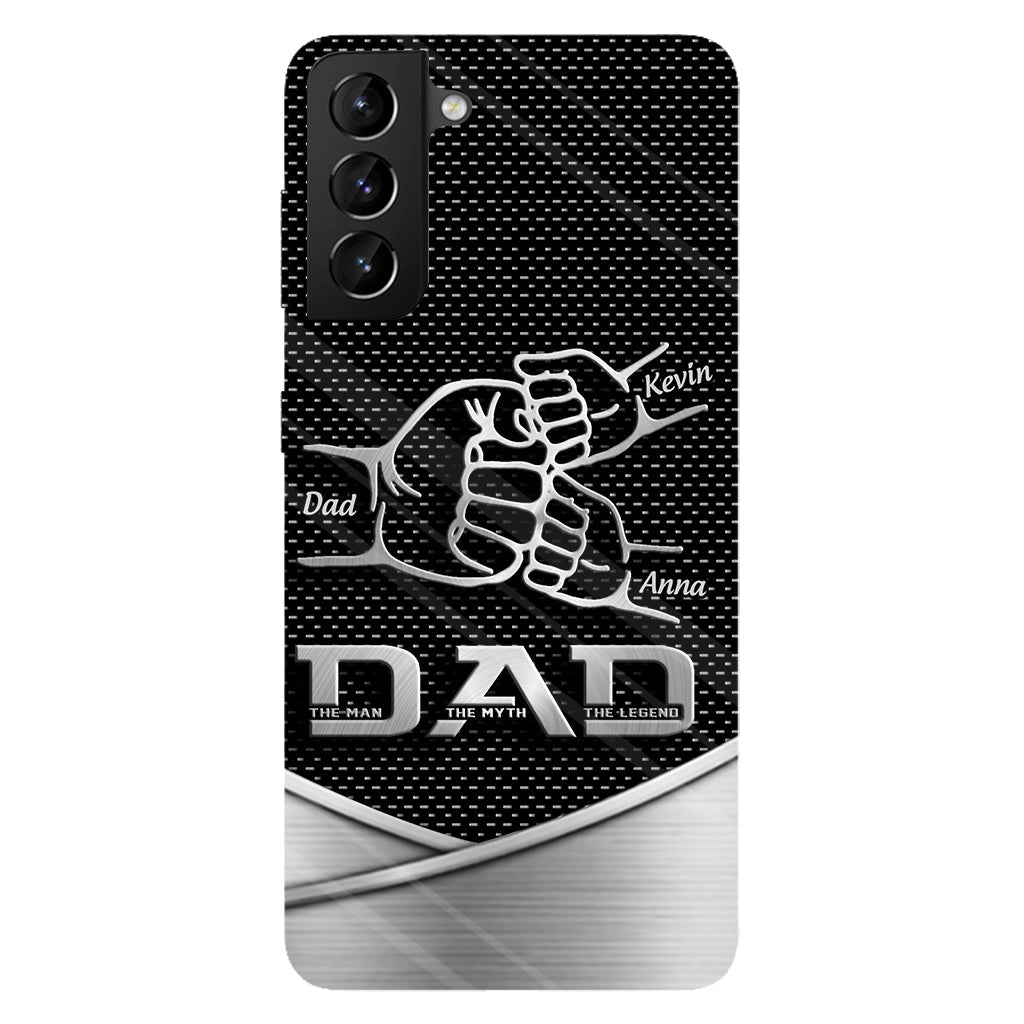 Dad The Man The Myth The Legend First Bump - Personalized Father Full Print Phone Case