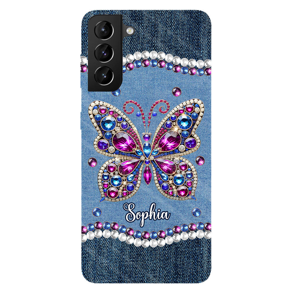 Wunderschöner Schmetterling – personalisierte Handyhülle mit Schmetterlingsmotiv