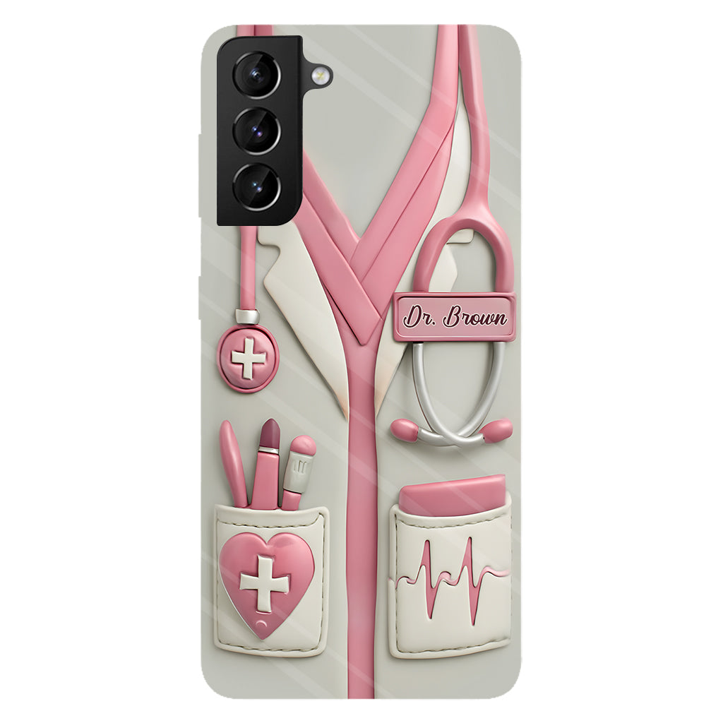 Celebrate Everyday Heroes With Medical Professional Gifts - Personalized Nurse Full Print Phone Case